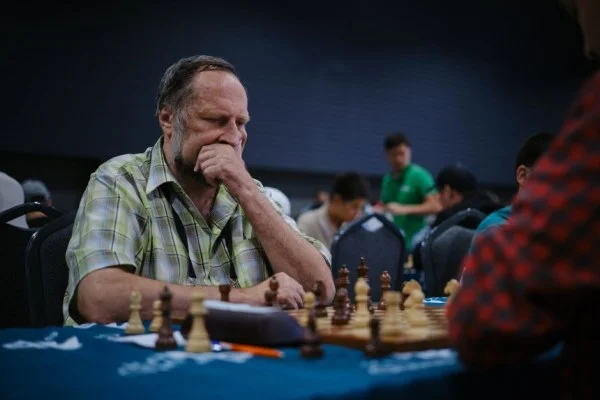 chess player thinking tournament